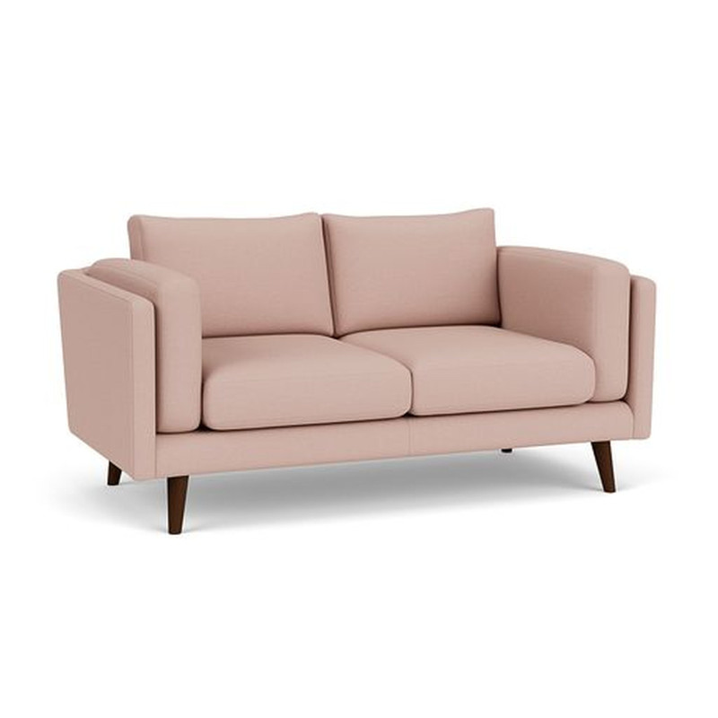 The Brighton Small Sofa in Stain Resistant Recycled Cotton Rose Quartz, £1688